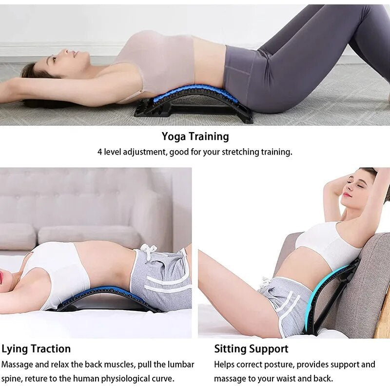 4 Level Magnetic Therapy Back Stretcher