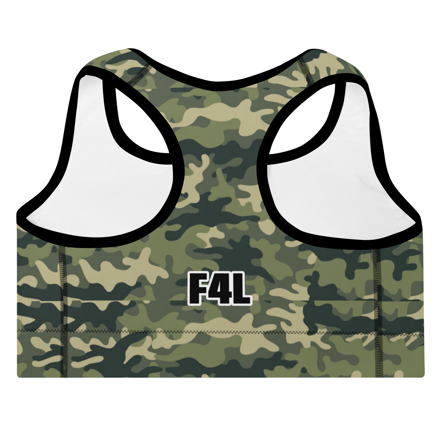 F4L™ Women's Camo Padded Sports Bra