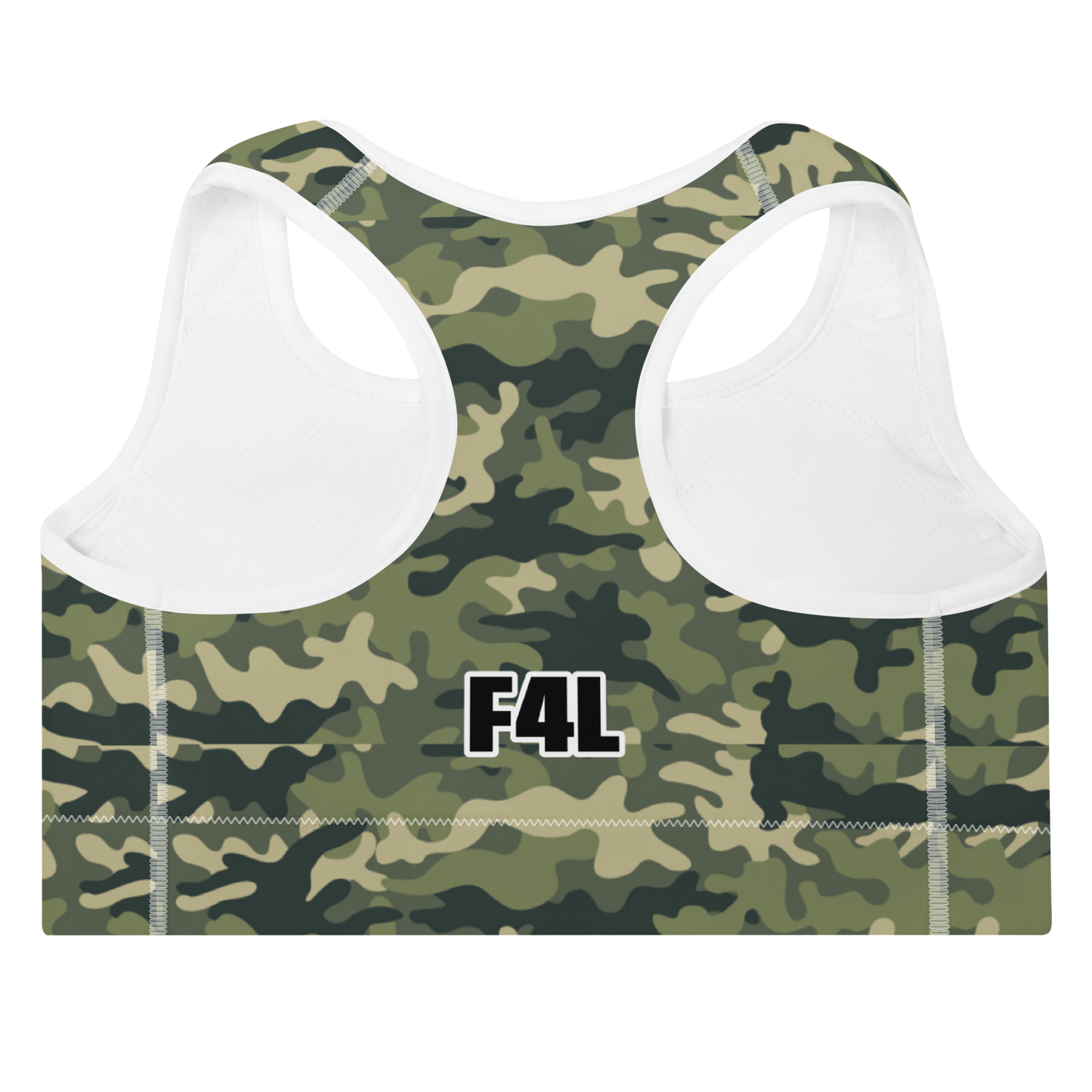 F4L™ Women's Camo Padded Sports Bra