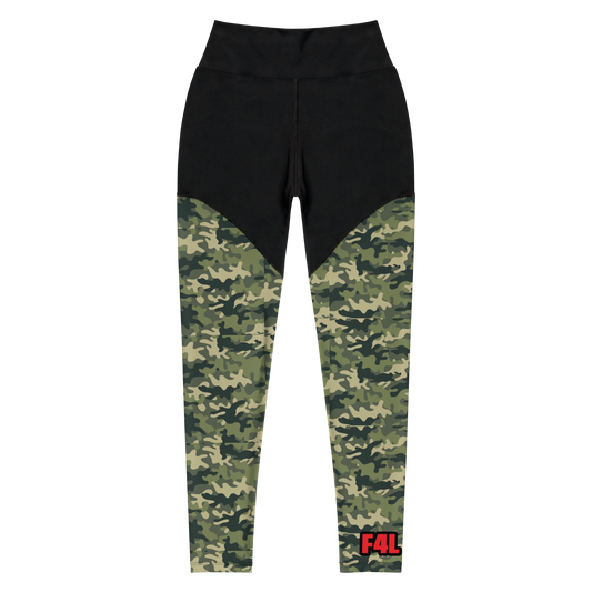 F4L™ Camo Women's Sports Leggings